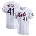 Odoa NY.Mets #41 Tom Seaver Player White Home Limited Elite Stitched Jerseys
