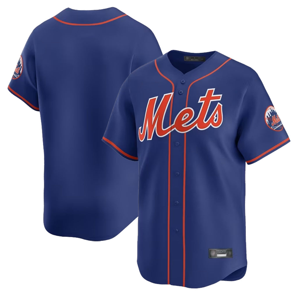 Odoa NY.Mets Blank Player Royal Home Limited Stitched Jerseys