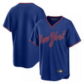 Odoa NY.Mets Blank Player Royal T-shirt Home Game Stitched Jerseys