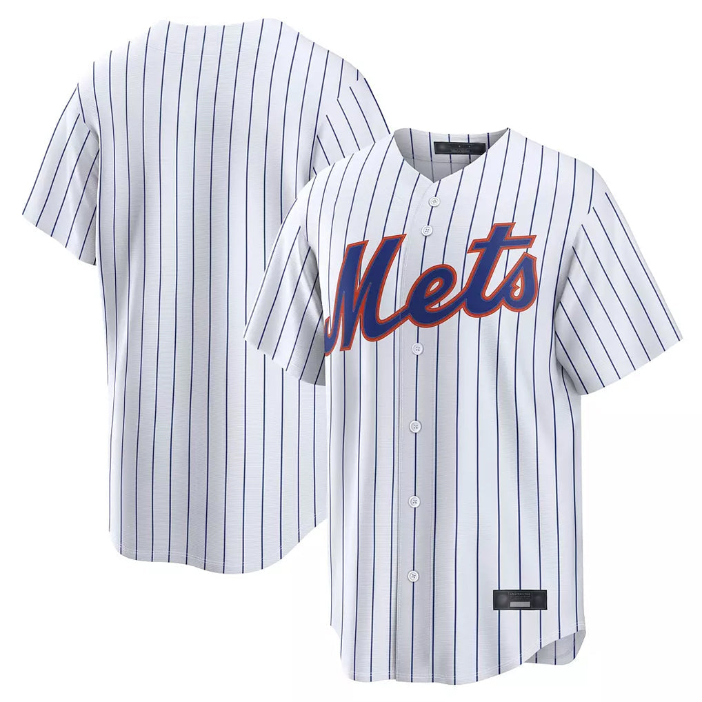 Odoa NY.Mets Blank Player White Home Limited Stitched Jerseys