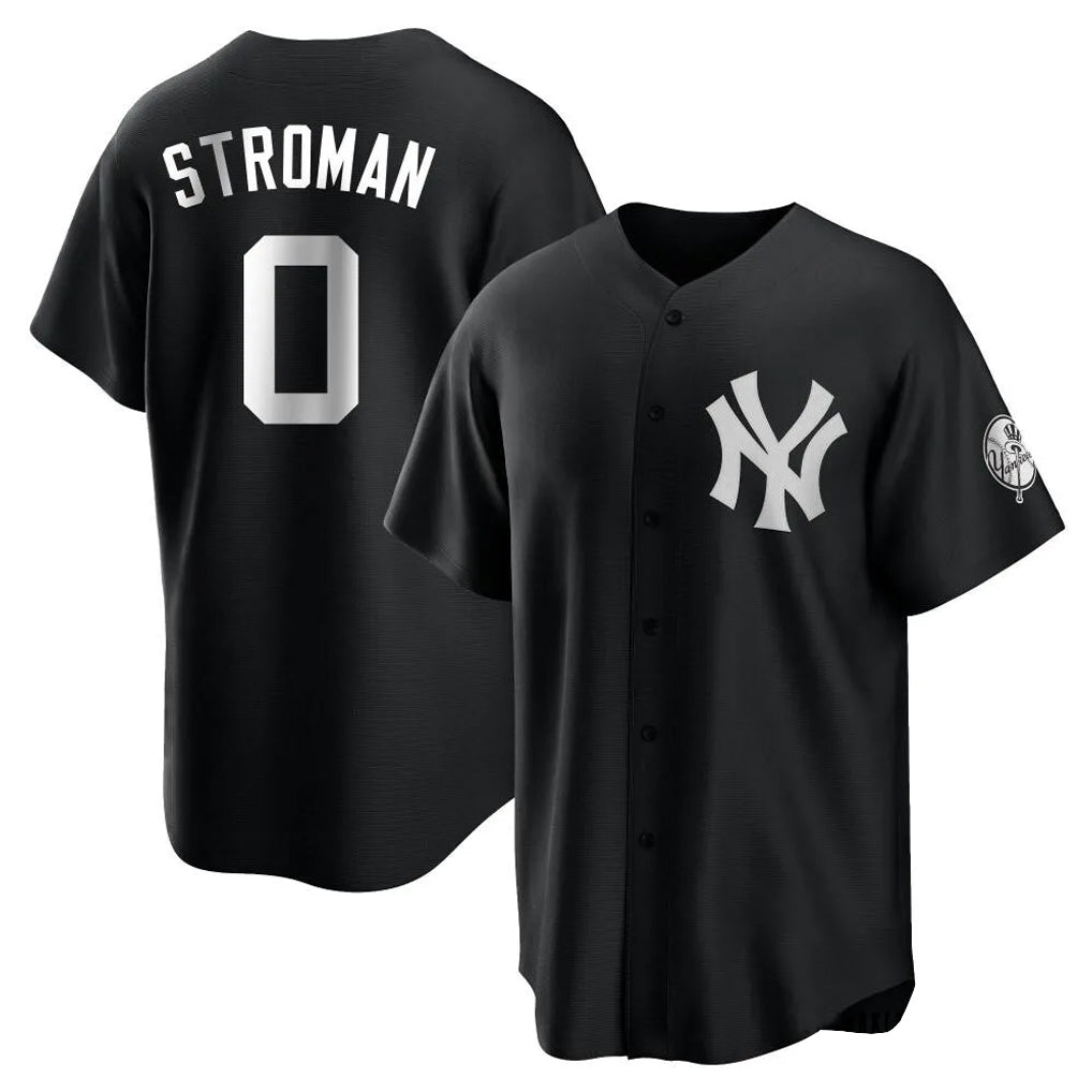 Odoa NY.Yankees #0 Marcus Stroman Player Black Game Stitched Jerseys