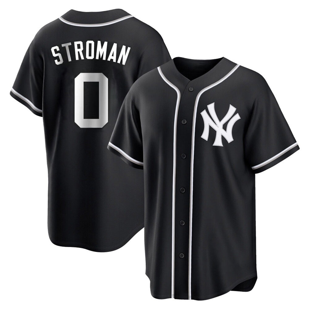 Odoa NY.Yankees #0 Marcus Stroman Player Black Out Game Home Stitched Jerseys