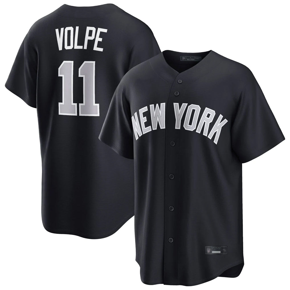 Odoa NY.Yankees #11 Anthony Volpe Player Navy Home Game Stitched Jerseys