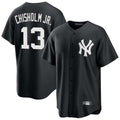 Odoa NY.Yankees #13 Jazz Chisholm Jr Player Black Game Stitched Jerseys