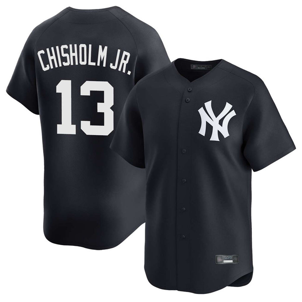 Odoa NY.Yankees #13 Jazz Chisholm Jr Player Navy Limited Game Stitched Jerseys