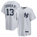 Odoa NY.Yankees #13 Jazz Chisholm Jr Player White Game Home Stitched Jerseys