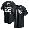 Odoa NY.Yankees #22 Ben Rice Player Black Out Game Home Stitched Jerseys