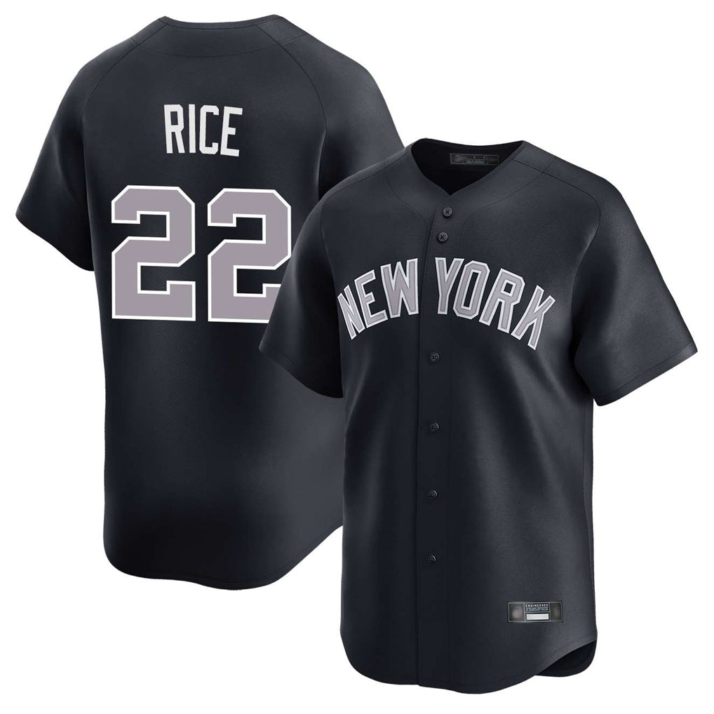 Odoa NY.Yankees #22 Ben Rice Player Navy Limited Home Stitched Jerseys