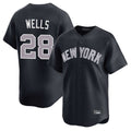 Odoa NY.Yankees #28 Austin Wells Player Navy Limited Home Stitched Jerseys