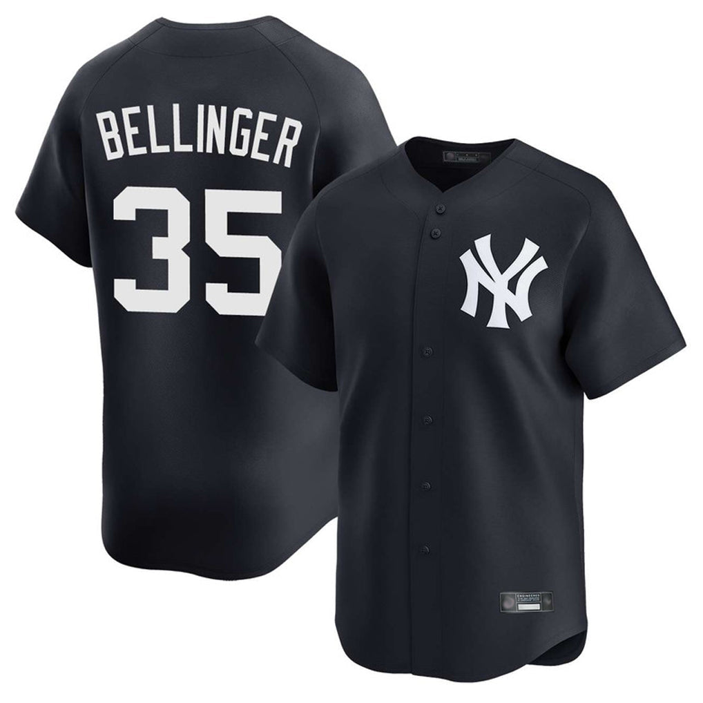 Odoa NY.Yankees #35 Cody Bellinger Player Navy Limited Game Stitched Jerseys