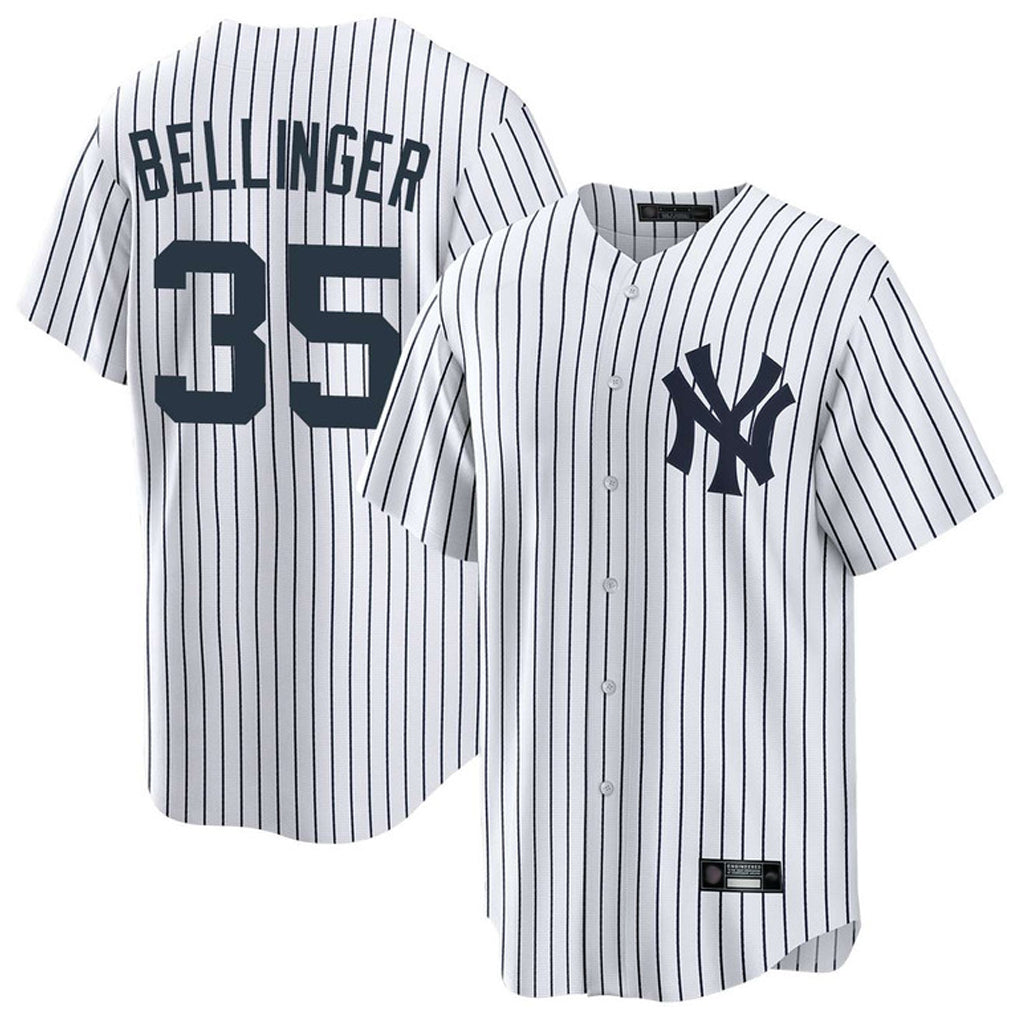 Odoa NY.Yankees #35 Cody Bellinger Player White Game Home Stitched Jerseys