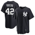 Odoa NY.Yankees #42 Mariano Rivera Player Navy Game Home Stitched Jerseys