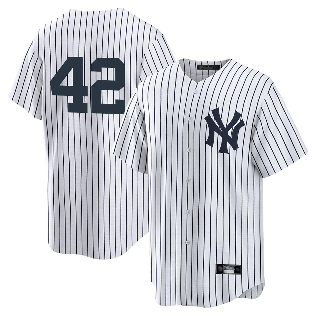 Odoa NY.Yankees #42 Mariano Rivera Player White Game Stitched Jerseys