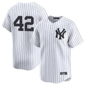 Odoa NY.Yankees #42 Mariano Rivera Player White Limited Stitched Jerseys