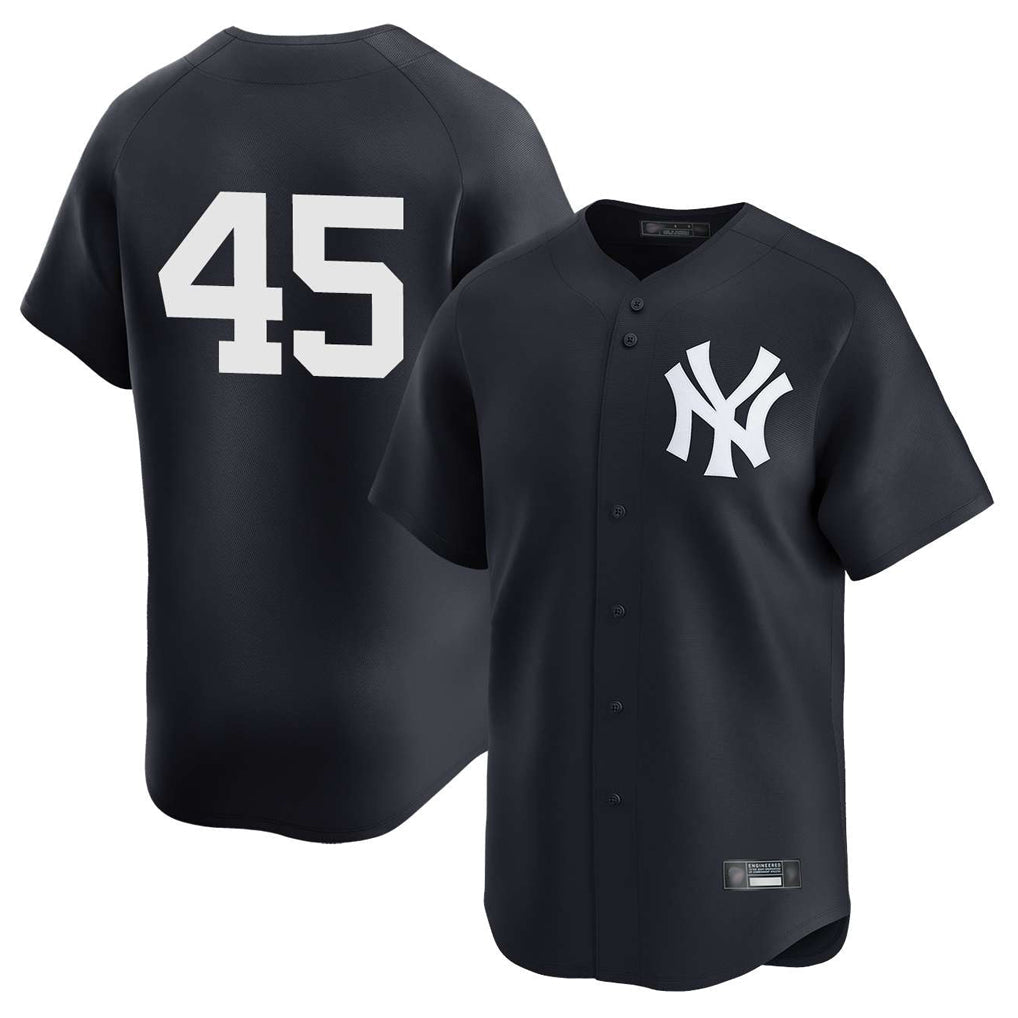 Odoa NY.Yankees #45 Gerrit Cole Player Navy Limited Home Stitched Jerseys