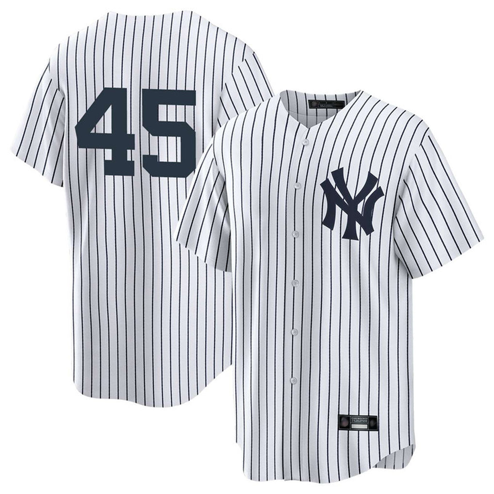 Odoa NY.Yankees #45 Gerrit Cole Player White Game Home Stitched Jerseys