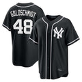 Odoa NY.Yankees #48 Paul Goldschmidt Player Black Out Game Home Stitched Jerseys