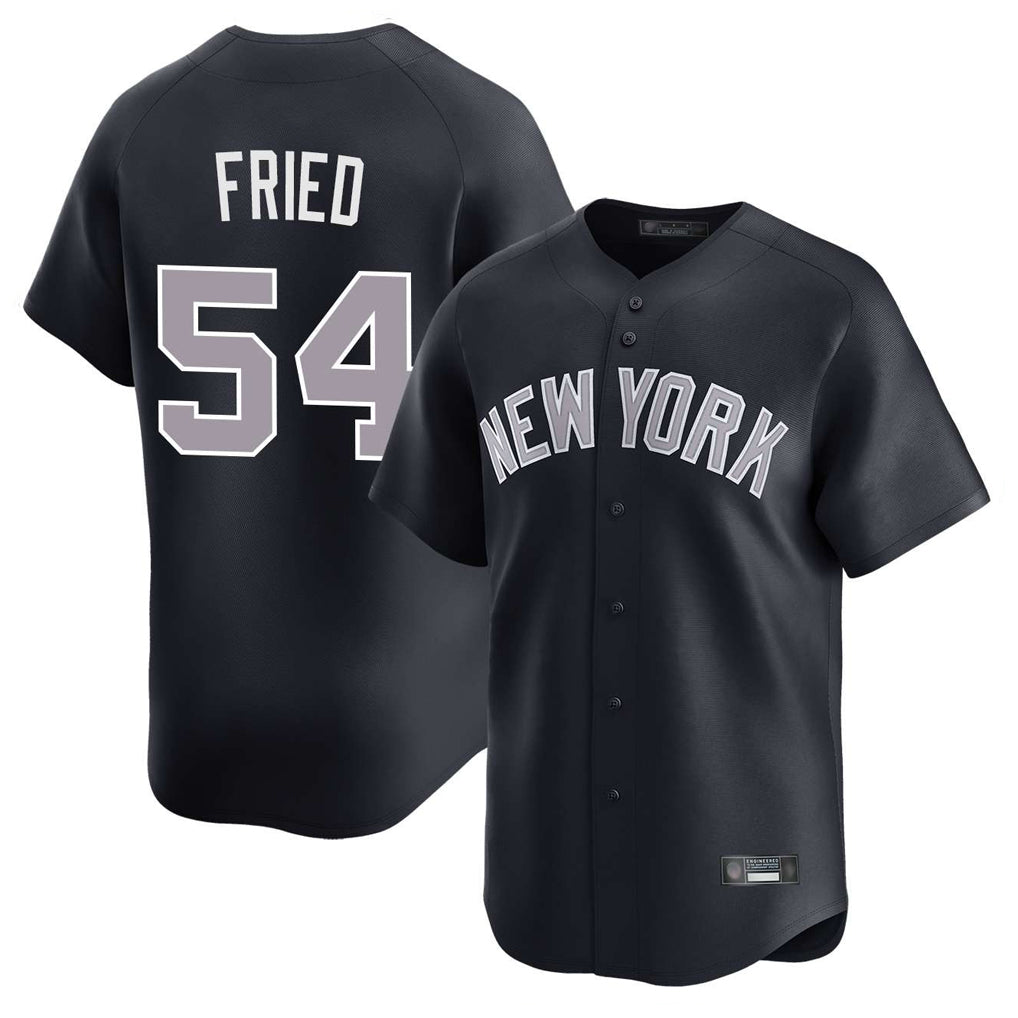 Odoa NY.Yankees #54 Max Fried Player Navy Limited Home Stitched Jerseys