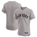Odoa NY.Yankees Blank Player Gray Limited Elite Home Stitched Jerseys