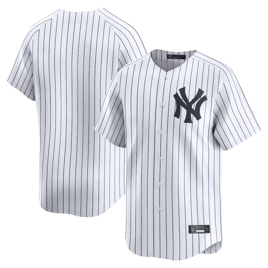 Odoa NY.Yankees Blank Player White Limited Home Stitched Jerseys