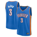 Odoa OC.Thunder #3 Jared McCain Blue Fast Break Replica Stitched Jerseys - Icon Edition