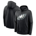 Odoa P.Eagles Black LOGO Pullover Hoodies Home Game Stitched Jerseys