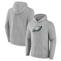 Odoa P.Eagles Gray LOGO Pullover Hoodies Home Game Blank Player Stitched Jerseys