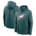 Odoa P.Eagles Midnight Green Performance Pullover Hoodies Home Game Blank Player Stitched Jerseys