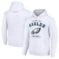 Odoa P.Eagles White Pullover Hoodies Home Game Blank Player Stitched Jerseys
