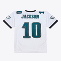 Odoa P.Eagles #10 DeSean Jackson Mitchell & Ness White 2009 Legacy Throwback Replica Stitched Puhic Jersey