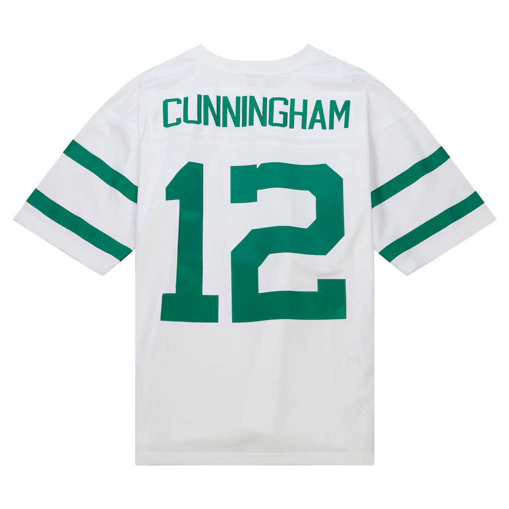 Odoa P.Eagles #12 Randall Cunningham Mitchell & Ness White Legacy Replica Jersey