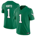 Odoa P.Eagles #1 Jalen Hurts Player Kelly Green Vapor F.U.S.E. Limited Stitched Jerseys