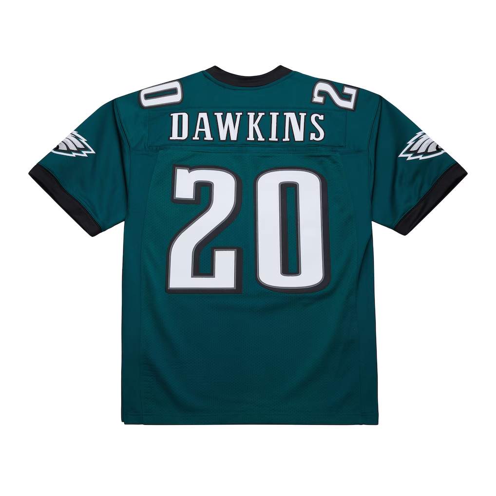 Odoa P.Eagles #20 Brian Dawkins Mitchell & Ness Green 2007 Authentic Throwback Retired Player Stitched Puhic Jersey