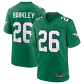 Odoa P.Eagles #26 Saquon Barkley Green Alternate Game Stitched American Stitched Jerseys