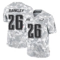 Odoa P.Eagles #26 Saquon Barkley Player Arctic Camo Salute to Service Limited Game Stitched Jerseys