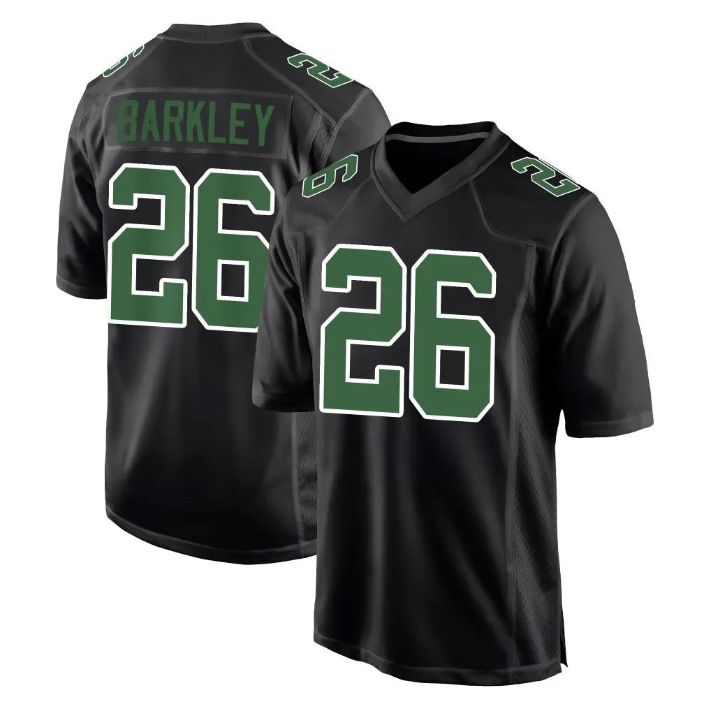 Odoa P.Eagles #26 Saquon Barkley Player Carbon Green Fashion Home Game Stitched Jerseys