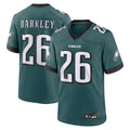 Odoa P.Eagles #26 Saquon Barkley Player Midnight Green Game Stitched Jerseys