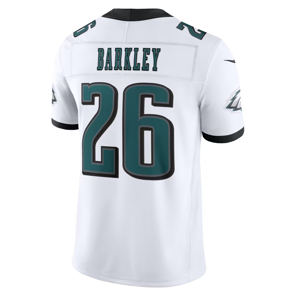 Odoa P.Eagles #26 Saquon Barkley White Vapor F.U.S.E. Stitched Limited Jerseys