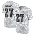 Odoa P.Eagles #27 Quinyon Mitchell Player Arctic Camo Salute to Service Limited Game Stitched Jerseys