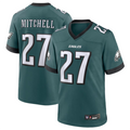 Odoa P.Eagles #27 Quinyon Mitchell Player Midnight Green Replica Game Stitched Jerseys