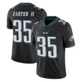Odoa P.Eagles #35 Michael Carter II Player Black Limited Vapor Untouchable Home Game Stitched Jerseys