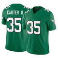 Odoa P.Eagles #35 Michael Carter II Player Green Kelly Alternate Vapor F.U.S.E. Home Game Stitched Jerseys