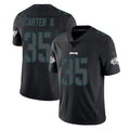 Odoa P.Eagles #35 Michael Carter II Player Limited Black Impact Home Game Stitched Jerseys