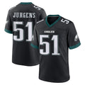 Odoa P.Eagles #51 Cam Jurgens Player Black Game Home Stitched Jerseys