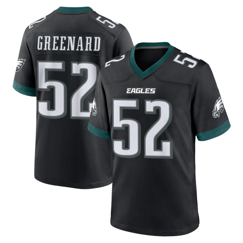 Odoa P.Eagles #52 Jonathan Greenard Player Black Game Home Stitched Jerseys