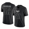 Odoa P.Eagles #52 Jonathan Greenard Player Black Reflective Limited Home Game Stitched Jerseys