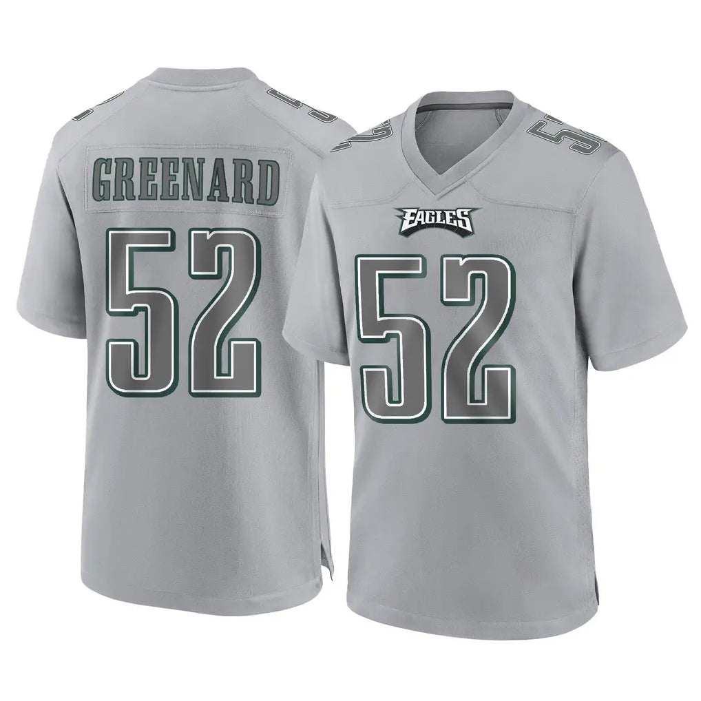Odoa P.Eagles #52 Jonathan Greenard Player Gray Atmosphere Fashion Home Game Stitched Jerseys