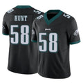 Odoa P.Eagles #58 Jalyx Hunt Player Black Limited Vapor F.U.S.E. Home Game Stitched Jerseys
