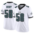 Odoa P.Eagles #58 Jalyx Hunt Player White Limited Vapor F.U.S.E. Home Game Stitched Jerseys