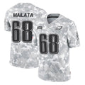 Odoa P.Eagles #68 Jordan Mailata Player Arctic Camo Salute to Service Limited Game Stitched Jerseys